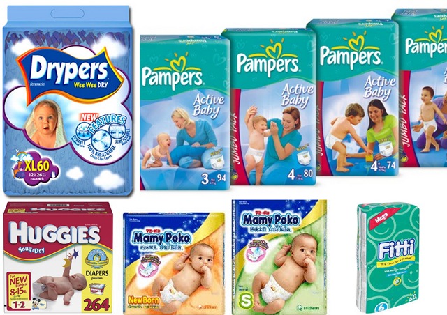 type of pampers
